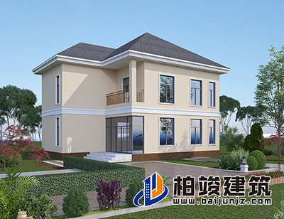 这是一种非常适合农村自建的别墅设计，造价便宜，经济实惠。