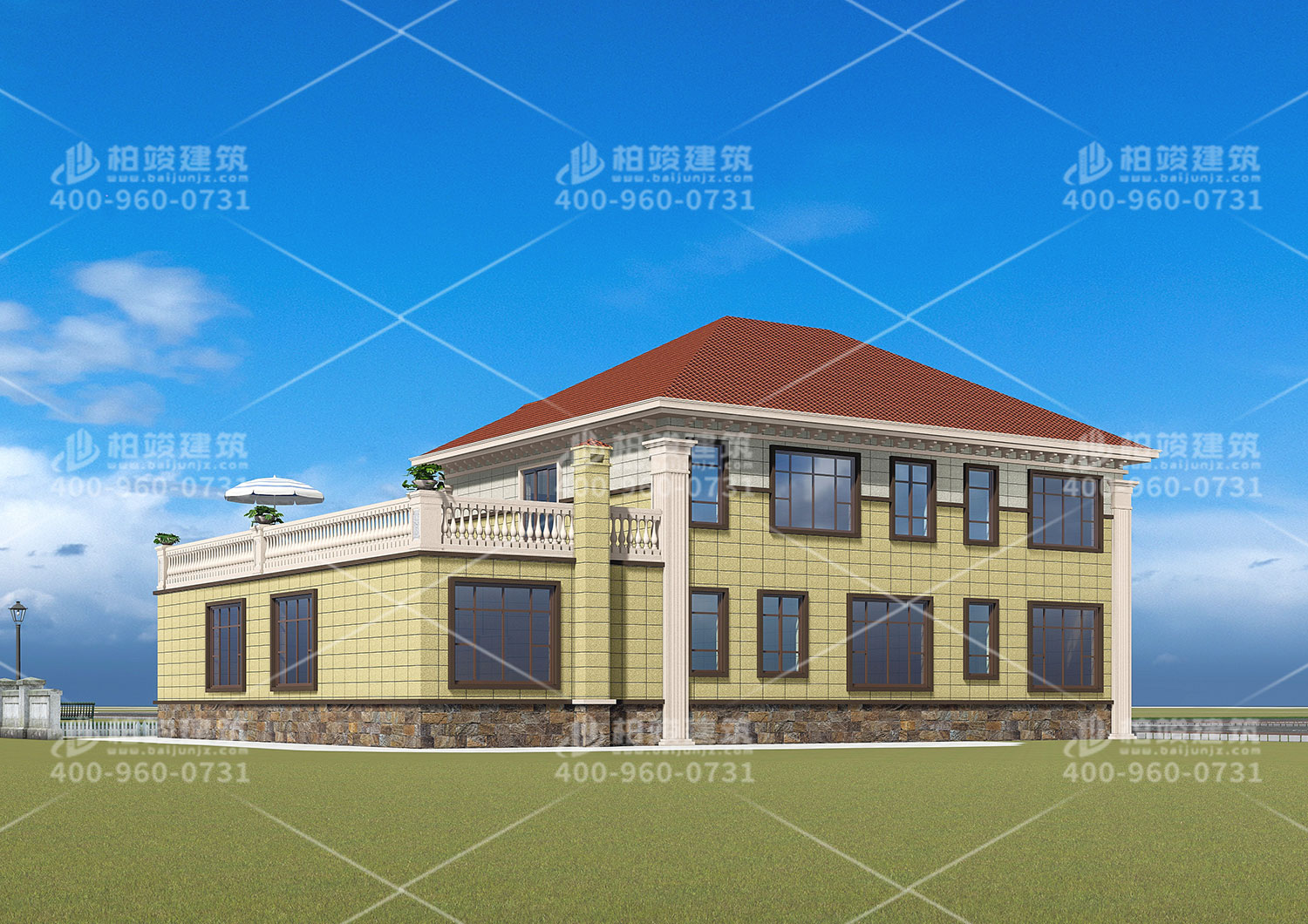土砖瓦房变别墅设计图及效果图。